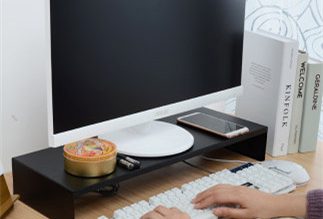 桌面电脑置物架